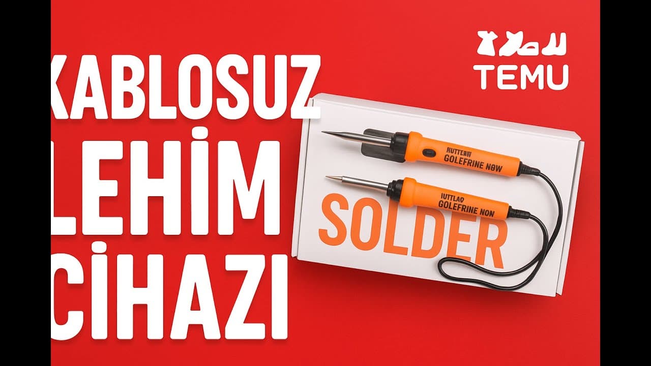 Kablosuz Lehim Cihazı Denedim! TEMU’dan Alınır mı?